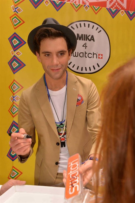 Mika Swatch Signing